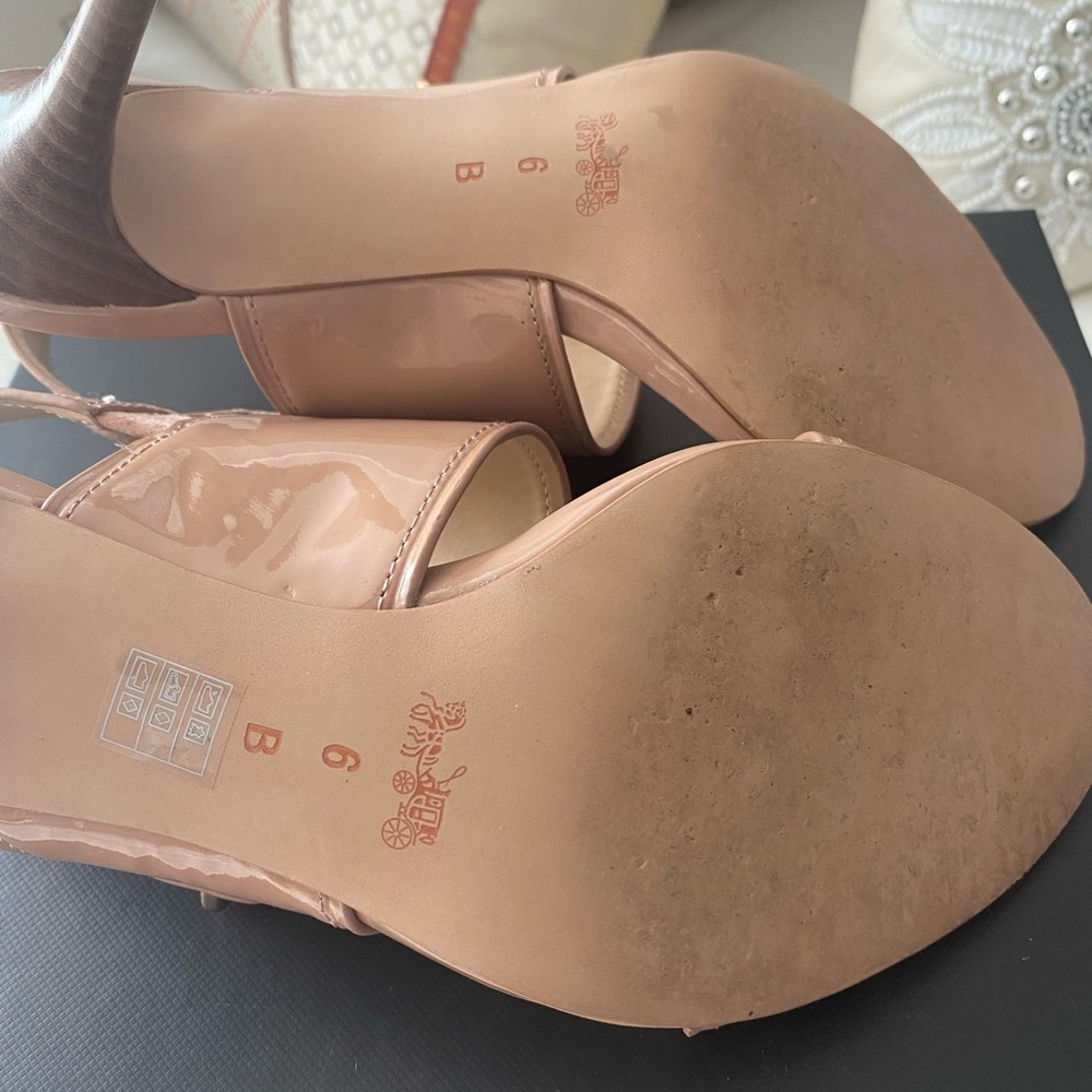 Coach Marla Patent Leather Sandals - Picture 11 of 13